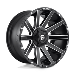 Fuel 1PC D616 20X10 5X4.5/5.0 MT-BLK-MIL -18MM Wheel
