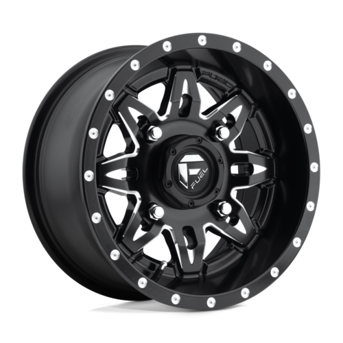 Fuel UTV D567 14X7 4X156 MT-BLK-MIL 13MM - Durable Black Military Wheel