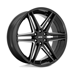 DUB 1PC S267 24X10 G-BLK Mill 30MM Wheel