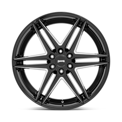 DUB 1PC S267 24X10 G-BLK Mill 30MM Wheel