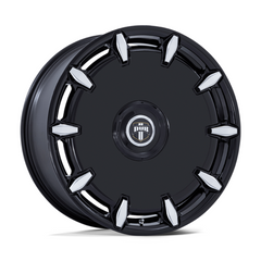 DUB 1PC S271 24X9 5X115/120 G-BLK-MILL 38MM Wheel