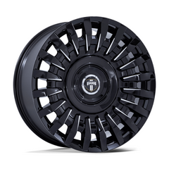 DUB 1PC S272 22X9 5X115/120 G-BLK-MILL 15MM Wheel
