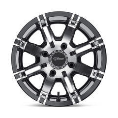 Fairway Alloys FA119 12X7 4X4.0 Mach G-Black -40mm Wheel