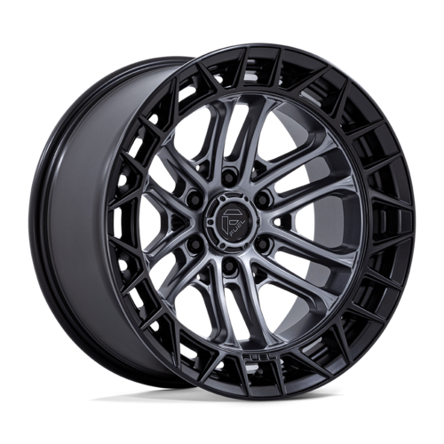 Fuel 1PC FC874 Celsius 17x9 Matte Gunmetal with Matte Black Lip Wheel