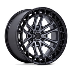 Fuel 1PC FC874 Celsius 17x9 Inch Matte Gunmetal with Matte Black Lip Wheel