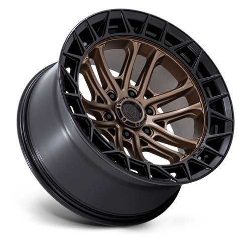 Fuel 1PC FC874 Celsius 17x9 Matte Bronze with Matte Black Lip Wheel