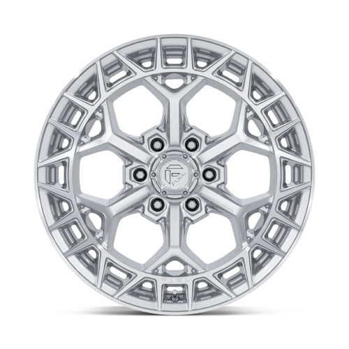 Fuel 1PC FC873 Charger 17x9 Inch Gloss Silver Machined Face Wheel