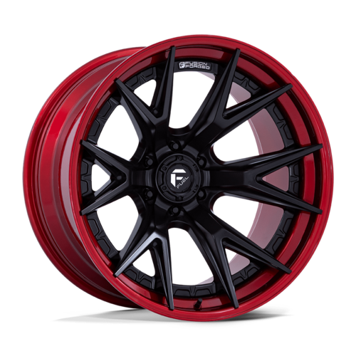 Fuel 1PC D402 22x10 6x135 M-Black Red -18mm Wheel