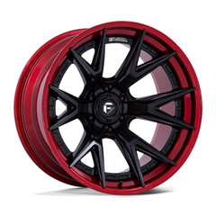 Fuel 1PC D402 22x10 6x135 M-Black Red -18mm Wheel