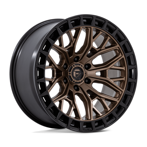 Fuel 1PC FC869 Sigma 22x9.5 Inch Matte Bronze with Matte Black Lip Wheel