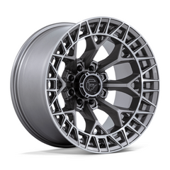 Fuel 1PC FC873 Charger 22x12 -44 Platinum Silver Wheel