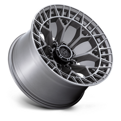 Fuel 1PC FC873 Charger 22x12 -44 Platinum Silver Wheel