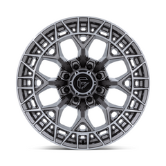 Fuel 1PC FC873 Charger 22x12 -44 Platinum Silver Wheel