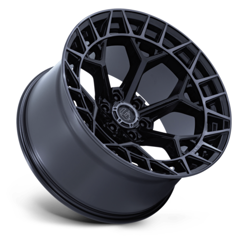 Fuel 1PC FC873 Charger 17x9 Inch Gloss Black with Brushed Dark Tint Wheel