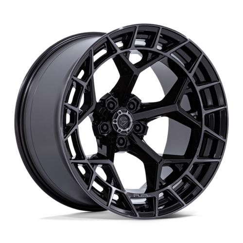 Fuel 1PC FC873 Charger 22x12 Inch Gloss Black with Brushed Dark Tint Off-Road Wheel
