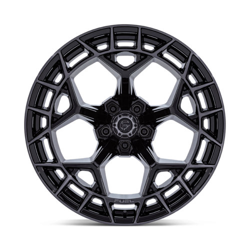 Fuel 1PC FC873 Charger 22x12 Inch Gloss Black with Brushed Dark Tint Off-Road Wheel
