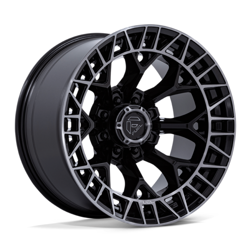 Fuel 1PC FC873 Charger 20x10 Inch Gloss Black with Brushed Dark Tint Wheel
