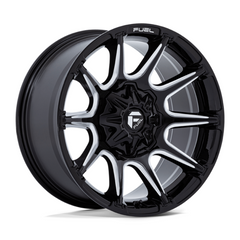 Fuel 1PC FC880 SUPER C 20x9 Inch Gloss Black Milled Off-Road Wheel
