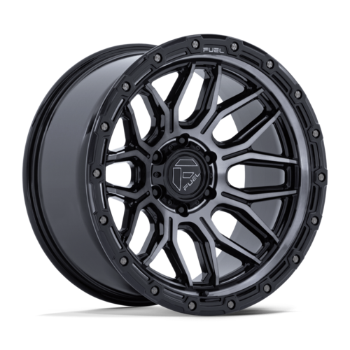 Fuel 1PC FC881 SURGE 18x9 Gloss Black Machined Wheel with Gray Tint