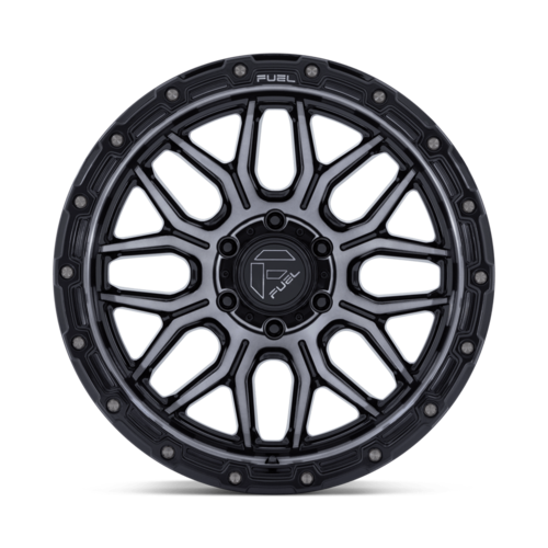 Fuel 1PC FC881 Surge 20x9 Inch Gloss Black Machined Alloy Wheel with Gray Tint Finish