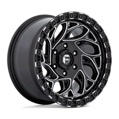 Fuel 1PC D840 17X9 6X5.5 G-BLK-MILL 1MM Wheel