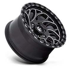 Fuel 1PC D840 18X9 5X5.0 G-BLK-MILL 1MM Alloy Wheels