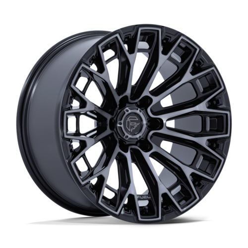 Fuel 1PC FC882 TRAX 20x9 Inch Gloss Black Machined Dark Tint Face Custom Wheel