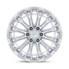 Fuel 1PC FC882 TRAX 17x9 Inch Gloss Silver Machined Face Off-Road Wheel