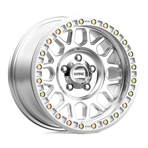 KMC KM234 20X9 5X5.0 Machined Wheel -12MM Offset