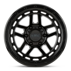 KMC KM540 17x8.5 Wheels - 5x5.0 Bolt Pattern in Satin Black with 18mm Offset