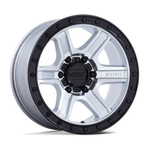 KMC KM551 18x9 Machined Gloss Black Wheel - 6x135 Bolt Pattern with 18mm Offset