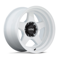 KMC KM728 G-WHT 17X9 6X5.5 Wheel -38MM Offset
