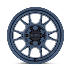 KMC KM729 17X8.5 6X5.5 MTL-BLUE -10MM Wheel