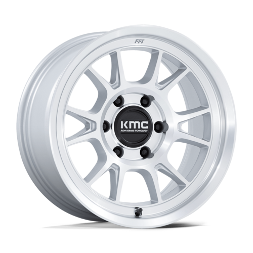 KMC KM729 17x8.5 5x5.0 G-SLV Machined Finish -10MM