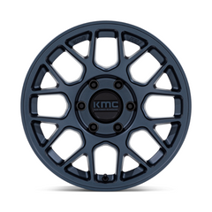KMC KM730 17x8.5 6x5.5 MTL-Blue Wheel - 25mm Offset