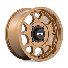 KMC Powersports KS137 15X7 4X137 M-BRNZ 10MM Wheel