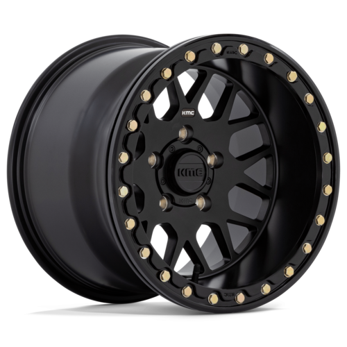 KMC Powersports KS235 15x6 4x137 S-BLK 38MM Wheel