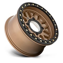 KMC Powersports KS235 15X6 4X137 S-Bronze Wheel - 38MM Offset