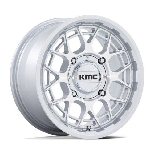 KMC Powersports KS139 15X7 4X137 Silver Machined 38MM Wheel