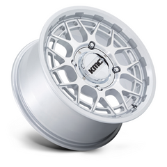 KMC Powersports KS139 15X7 4X137 Silver Machined 38MM Wheel