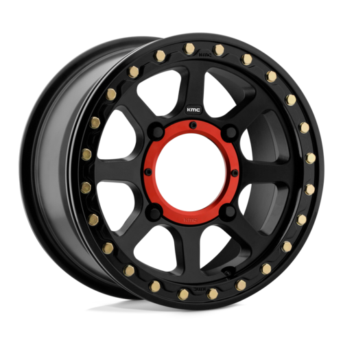KMC Powersports KS234 15X6 4X156 S-BLK 38MM Wheels