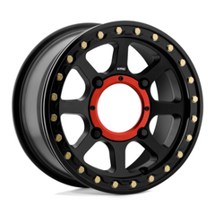 KMC Powersports KS234 15X6 4X156 S-BLK 38MM Wheels