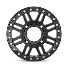 KMC Powersports KS250 15X10 4X137 S-BLK Black Ring Wheel