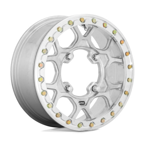 KMC Powersports KS433 15X6 4X137 Raw Machined Finish Wheel 38MM