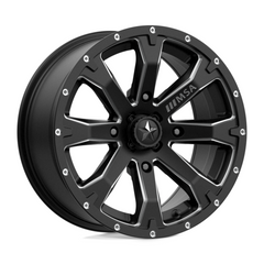 MSA Offroad Wheels MA42 15X7 4X156 S-BLK MILL 10MM