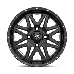MSA Offroad Wheels MA26 14X7 4X156 Mill G-Black Wheel