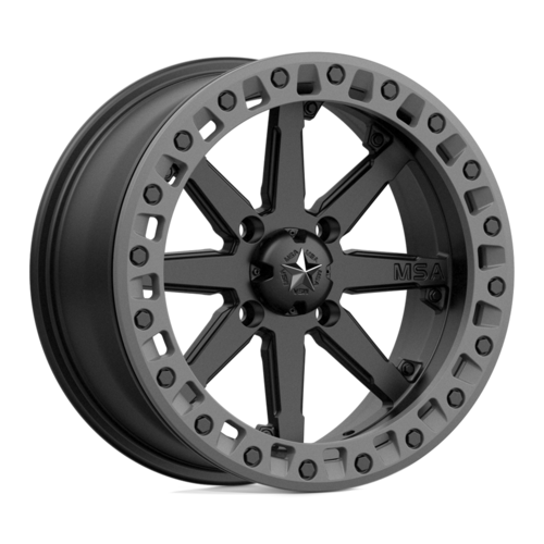 MSA Offroad Wheels MA31 14x7 4x156 S-BLK M-GRY RG 00MM
