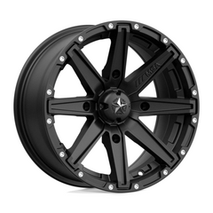 MSA Offroad Wheels MA33 15x7 4x156 Black Wheel with 10mm Offset