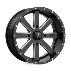 MSA Offroad Wheels MA34 18X7 4X137 G-BLK MILL Wheel