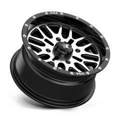 MA38 14X7 4X156 G-BLK MACH 10MM